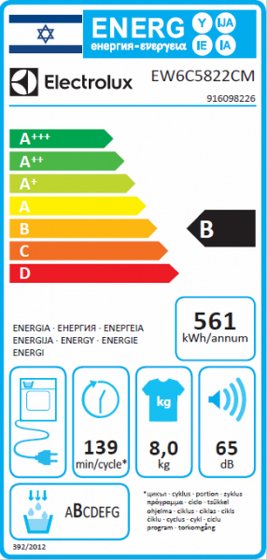 ����� ����� Electrolux EW6C5822CM �8 ��"� ����������