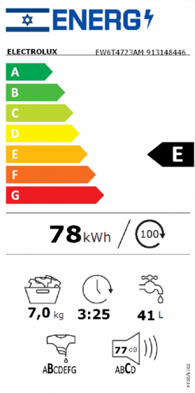 ����� ����� Electrolux EW6T4723AM �7 ��"�