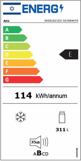 ���� �������� � AEG SKE81821DC �311 �����
