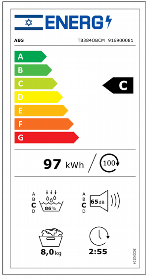 ����� ����� AEG T8384OBCM �8 ��"�