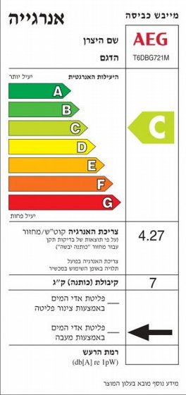 ����� ����� AEG T6DBG721M �7 ��"�