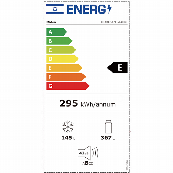 ���� ������ ����� Midea MDRT687FGL46D �512 ����� �����
